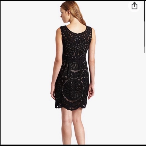 Baraschi Black Lace V Neck Dreas - Picture 2 of 5